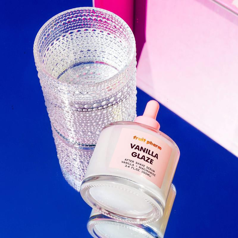 Fruit Pharm Vanilla Glaze after Shave Serum 100Ml - Vegan, Cruelty Free Body Care with Niacinamide for Soothing, Hydrating, and Reducing Inflammation