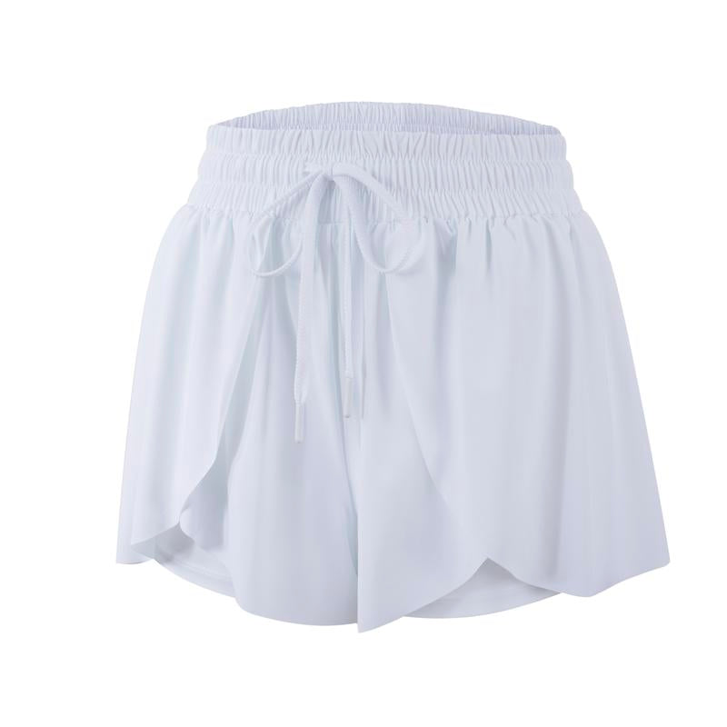 Flowy Running Shorts for Women Gym Yoga Athletic Workout Active Wear Tennis Skirt Skort with Pockets Butterfly Sweat Pants Spandex Cheer Skort Teen Girls Cute Trendy Clothes Summer
