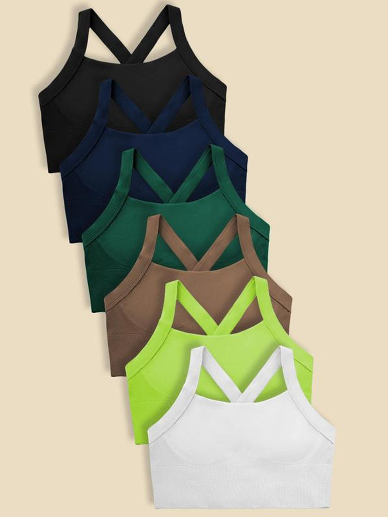 Women'S Criss Cross Cut Out Sports Vest, Solid Color Sleeveless Sports Top for Yoga Gym Workout, Ladies Sportswear Clothing for Indoor Outdoor Wear, Gym Wear, Gym Tops, Activewear
