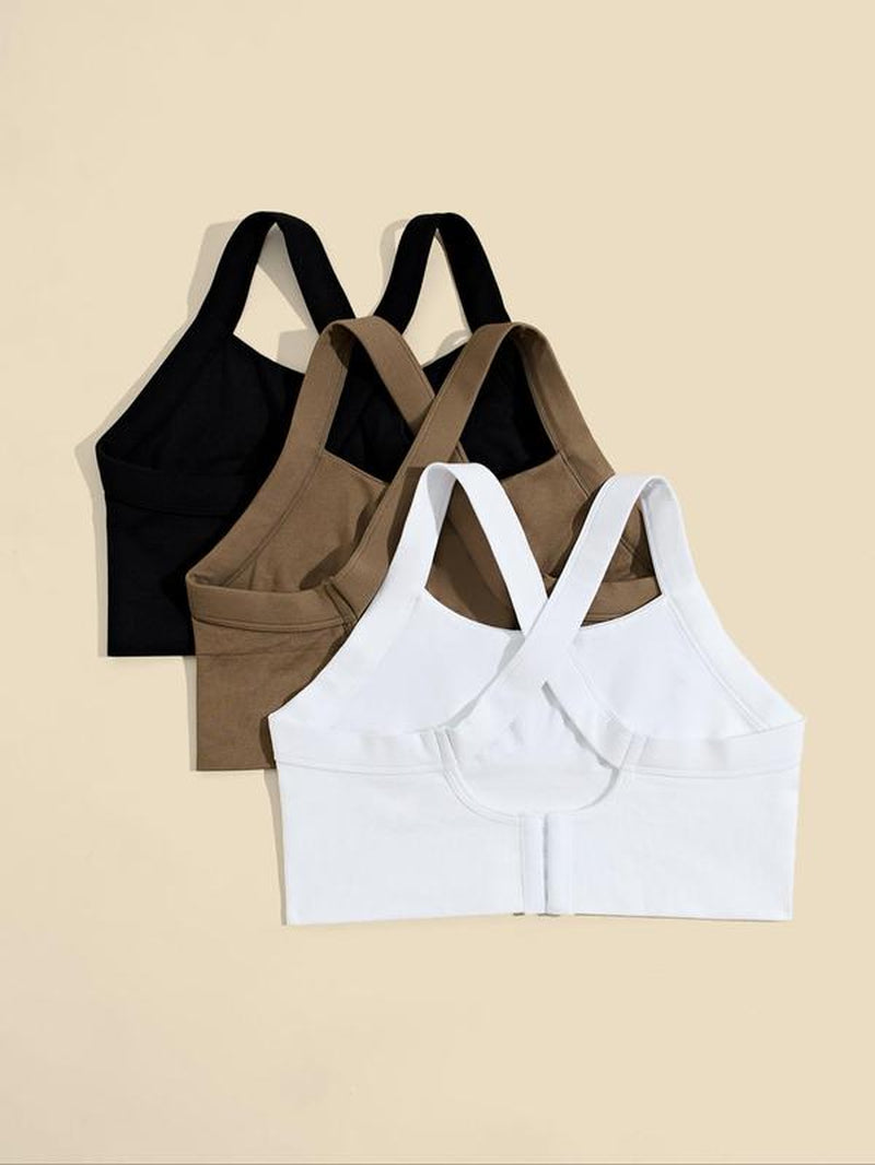 Women'S Criss Cross Cut Out Sports Vest, Solid Color Sleeveless Sports Top for Yoga Gym Workout, Ladies Sportswear Clothing for Indoor Outdoor Wear, Gym Wear, Gym Tops, Activewear