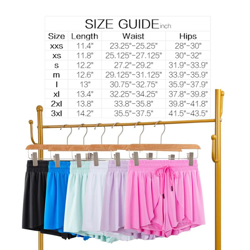 Flowy Running Shorts for Women Gym Yoga Athletic Workout Active Wear Tennis Skirt Skort with Pockets Butterfly Sweat Pants Spandex Cheer Skort Teen Girls Cute Trendy Clothes Summer