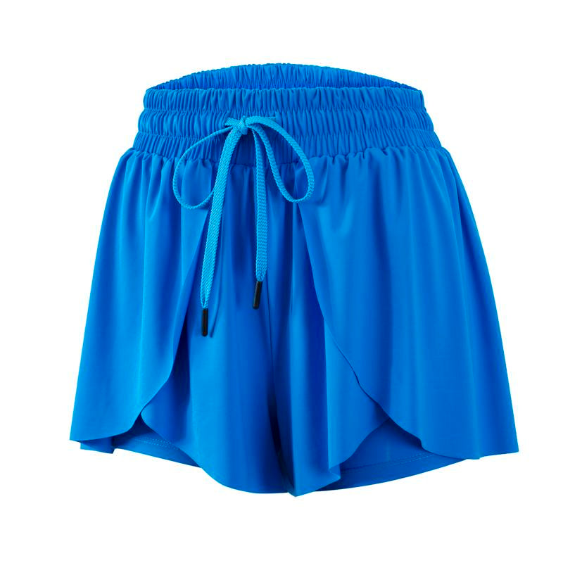 Flowy Running Shorts for Women Gym Yoga Athletic Workout Active Wear Tennis Skirt Skort with Pockets Butterfly Sweat Pants Spandex Cheer Skort Teen Girls Cute Trendy Clothes Summer
