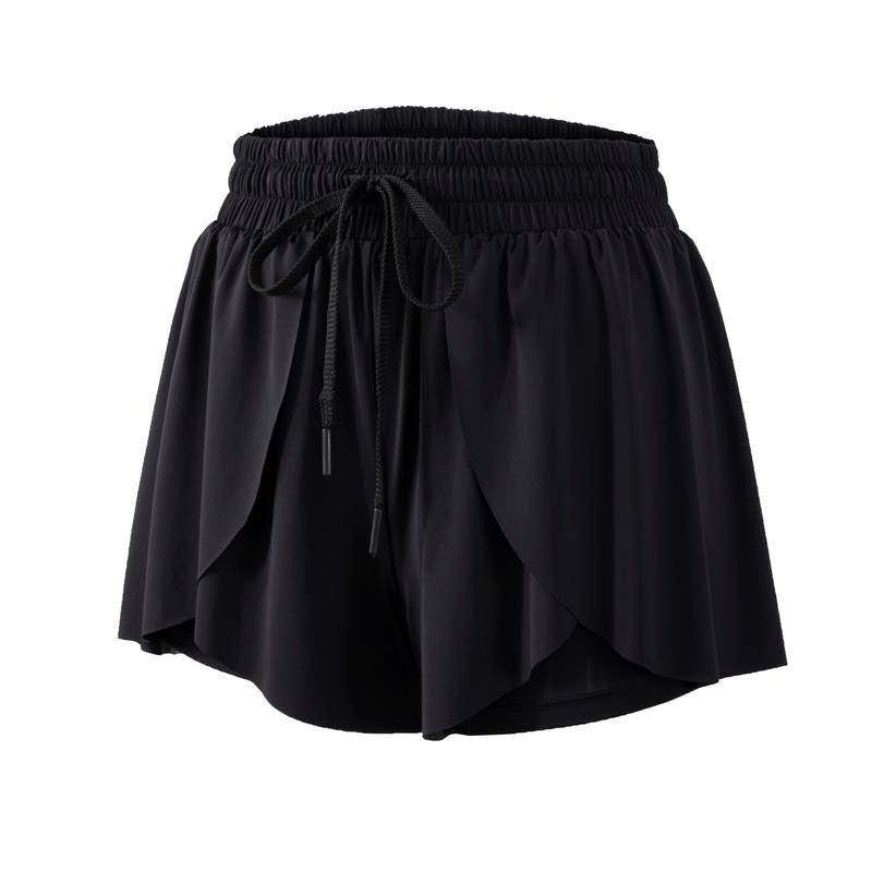 Flowy Running Shorts for Women Gym Yoga Athletic Workout Active Wear Tennis Skirt Skort with Pockets Butterfly Sweat Pants Spandex Cheer Skort Teen Girls Cute Trendy Clothes Summer