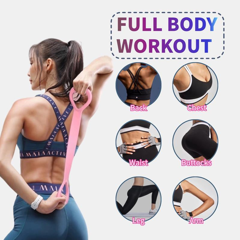 30 Pounds. Figure 8 Exercise Bands for Women Men, 8 Shaped Resistance Bands Chest Expander, Yoga Gym Fitness Pulling Rope Elastic for Exercise Muscle Training Tubing Elastic Band